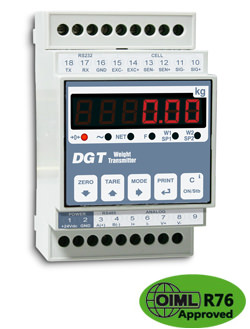 Gewichtsmessumformer mit Anzeige Serie DGT