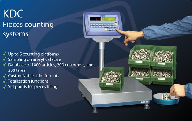 Zählwaagen Modulare Stückzählwaagen KDC